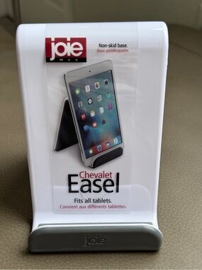 Joie Chevalet Easel Tablet Stand – White and Silver